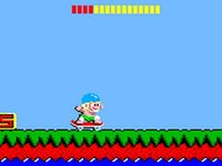une photo d'Ã©cran de Wonder Boy (Game Gear) sur Sega Game Gear